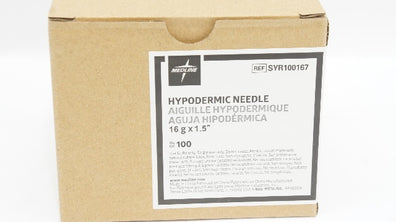 Medline SYR100167 Hypodermic Needle. 16G x 1.5In - Box of 100